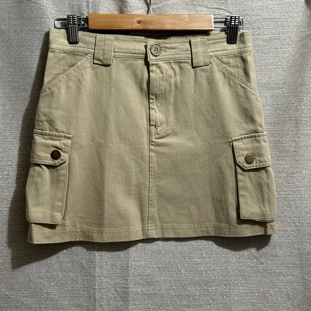 Princess Polly Beige Cargo Skirt